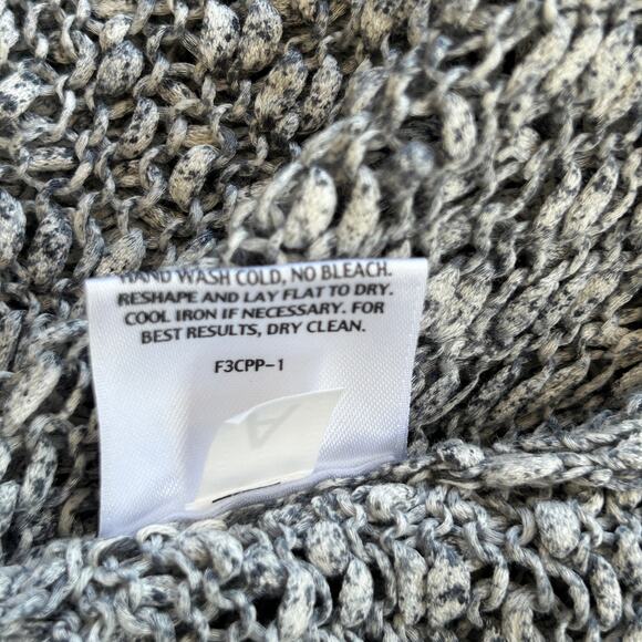 Eileen Fisher Cardigan Sweater PM Blue Gray Knit Scandi Chic Quiet Luxury Basic - Picture 11 of 12